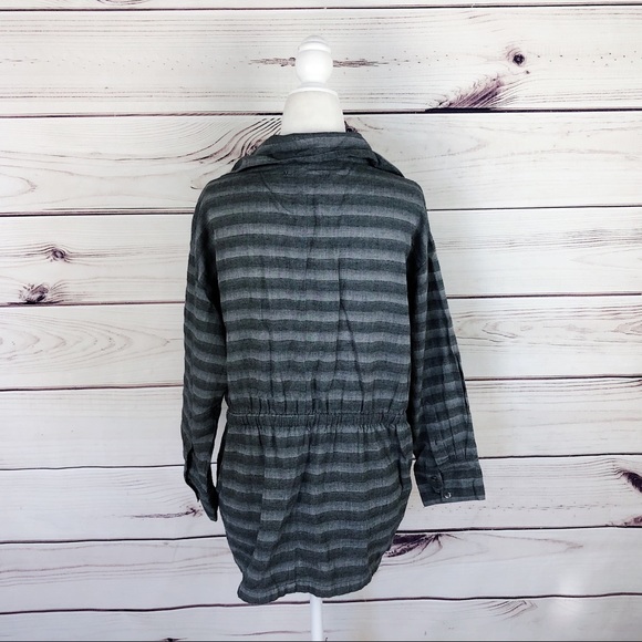 Nicholas K Designer Striped Linen Jacket Button S - Picture 3 of 7